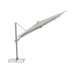 Suncomfort by Glatz Sonnenschirm Varioflex Solar LED, 300 x 300 cm, Light Grey