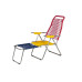 FIAM Relaxsessel Spaghetti, Rot/Blau/Gelb FIAM Relaxsessel Spaghetti, Rot/Blau/Gelb