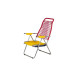 FIAM Relaxsessel Spaghetti, Rot/Blau/Gelb FIAM Relaxsessel Spaghetti, Rot/Blau/Gelb
