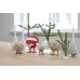 Hoptimist Deko Bumble Santa Claus M 10.5 cm, Rot/Weiss