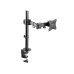 Ultradesk Tischhalterung Skeleton Single bis 8 kg – Schwarz matt