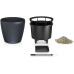 Lechuza Pflanzentopf CLASSICO Color LS 21 - Komplettset Muskat