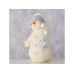 Boltze Weihnachtsfigur Schneemann Harro Kunststoff, 30 x 42 cm