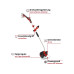 Einhell Akku-Trimmer GE-CT 18/33 Li E-Solo