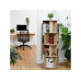 relaxdays Regal 4 Etagen, Hellbraun relaxdays Regal 4 Etagen, Hellbraun