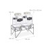 relaxdays Getränkespender mit Ständer 2er Set, 4 Liter