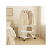 relaxdays Garderobenständer Weiss