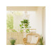 relaxdays Blumenampel Makramee 7er-Set