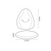 Lumaland Sitzsack Flexi Comfort 320 L, Nachtblau