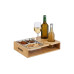 relaxdays Serviertablett Hellbraun/Silber relaxdays Serviertablett Hellbraun/Silber