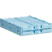 Schou Klappbox 33 x 24.5 x 15 cm - Hellblau