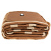 KOOR Picknickdecke Check, Braun 150 x 200 cm