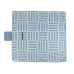 KOOR Picknickdecke Check, Blau 200 x 200 cm