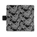 KOOR Picknickdecke Leaves, Schwarz/Weiss 200 x 200 cm