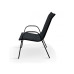 COCON Gartenstuhl Schwarz, 2er Set