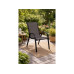 COCON Gartenstuhl Schwarz, 2er Set