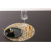 Tiseco Tischset Capelinni 38 cm x 38 cm, Gold Tiseco Tischset Capelinni 38 cm x 38 cm, Gold