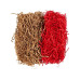 Creativ Company Papier-Füllmaterial 25-30 cm x 3 mm, 100g, Braun-Rot