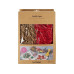 Creativ Company Papier-Füllmaterial 25-30 cm x 3 mm, 100g, Braun-Rot