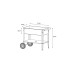 Herstera Wagen Max 95 x 55 x 90 cm Anthrazit