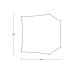 Outwell Tarp Louisiana TC 390 x 400 cm, Braun