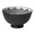 Lunasol Schale Basic Levante Ø 11.5 cm, 6 Stück, Schwarz/Weiss