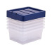 Fellowes Aufbewahrungsbox Bankers Box ProStore 15 l Blau/Transparent