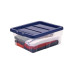 Fellowes Aufbewahrungsbox Bankers Box ProStore 15 l Blau/Transparent
