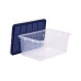 Fellowes Aufbewahrungsbox Bankers Box ProStore 38 l Blau/Transparent