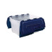Fellowes Aufbewahrungsbox Bankers Box ProStore 45 l Blau/Transparent