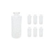 relaxdays Vase 6er Set Transparent 13 x 5 cm