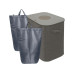 relaxdays Recyclingbehälter 100 L Grau