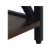 relaxdays Konsolentisch 80 x 100 x 30 cm Schwarz