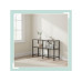 relaxdays Konsolentisch 73 x 100 x 30 cm Schwarz