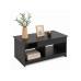 relaxdays Couchtisch Lift-Top 110 x 50 cm Schwarz