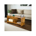 relaxdays Couchtisch Lift-Top 110 x 50 cm Schwarz