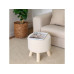 relaxdays Hocker Cord 30 x 30 cm Beige relaxdays Hocker Cord 30 x 30 cm Beige