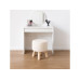 relaxdays Hocker Cord 30 x 30 cm Beige relaxdays Hocker Cord 30 x 30 cm Beige