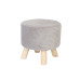 relaxdays Hocker Cord 30 x 30 cm Grau relaxdays Hocker Cord 30 x 30 cm Grau