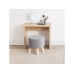 relaxdays Hocker Cord 30 x 30 cm Grau relaxdays Hocker Cord 30 x 30 cm Grau
