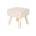relaxdays Hocker Cord 30 x 30 cm Beige relaxdays Hocker Cord 30 x 30 cm Beige