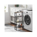 relaxdays Nischenwagen 77 x 13 x 45.5 cm Schwarz