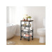 relaxdays Nischenwagen 77 x 22 x 45.5 cm Schwarz
