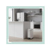 relaxdays Treteimer 10 L Weiss