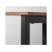 relaxdays Regal im Industrial Design 80 x 120 x 33 cm Dunkelbraun