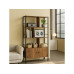 relaxdays Regal 154.5 x 74 cm Hellbraun