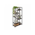 relaxdays Regal im Industrial-Design 180 x 80 cm Braun/Schwarz