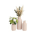 relaxdays Vase 3er Set, Creme