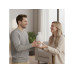 relaxdays Vase 3er Set, Weiss
