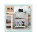 relaxdays Küchenwagen 62.5 x 40 x 22 cm Weiss relaxdays Küchenwagen 62.5 x 40 x 22 cm Weiss